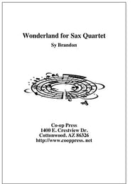 Wonderland for Sax Quartet P.O.D. cover Thumbnail